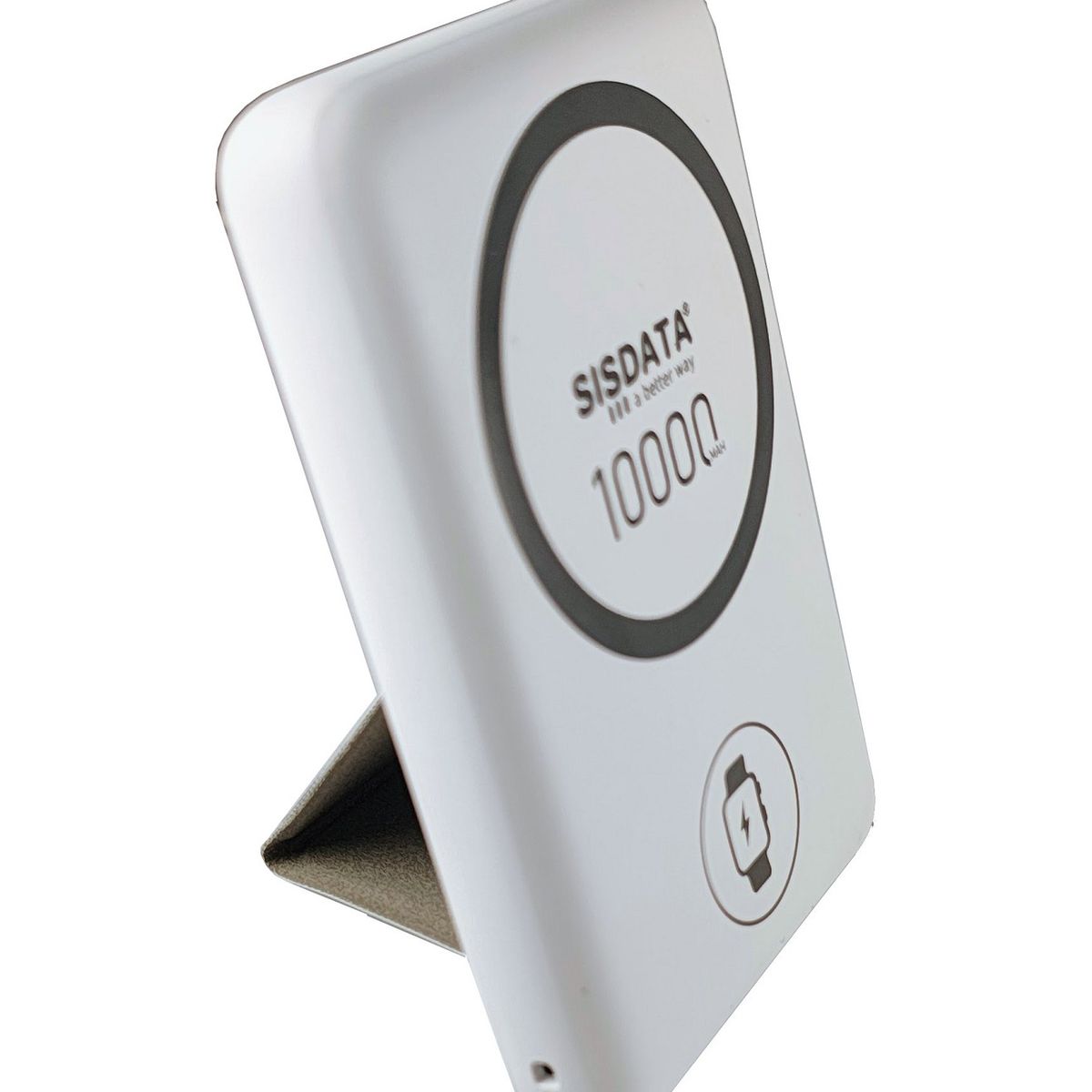 SISDATA - Power Bank Batería Portátil carga rápida tipo c Power D Wireless 10k