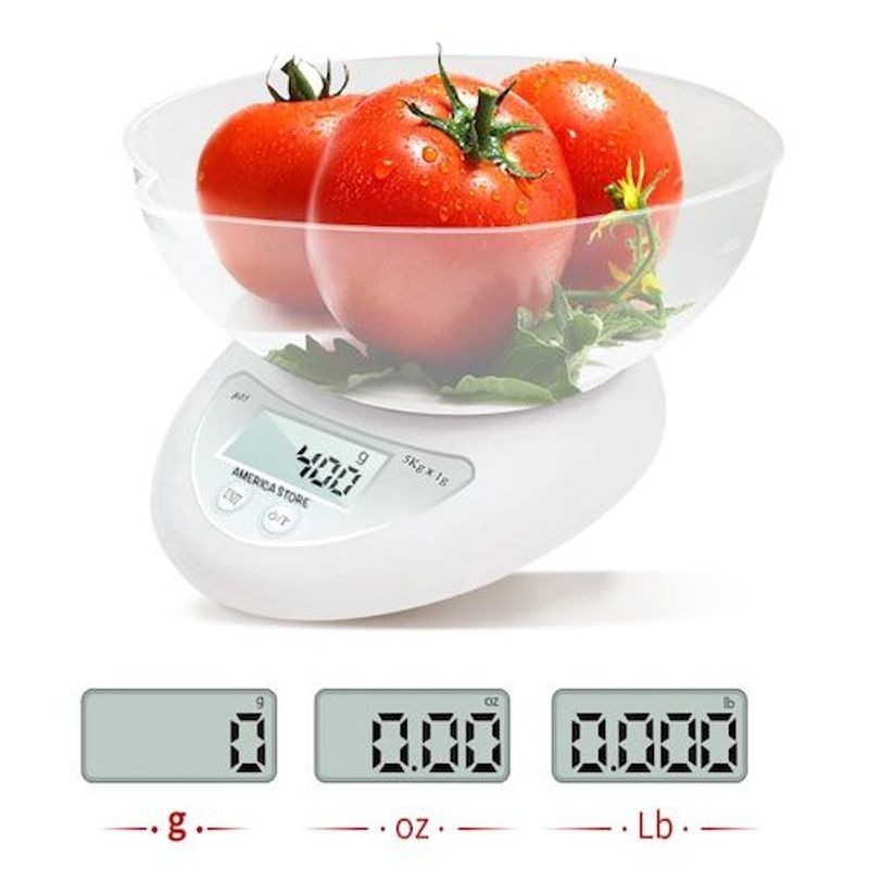 GENERICO - Gramera Digital Electrica De Cocina Bascula Pesa De 5 Kilos