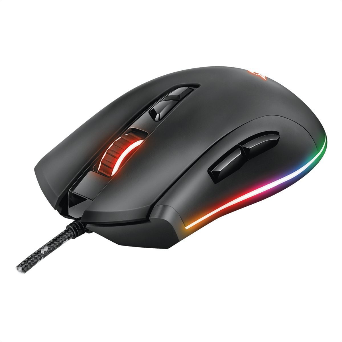 TRUST - Mouse Gamer Trust GXT 900 Qudos RGB, Programable / 7 Botones Kudos