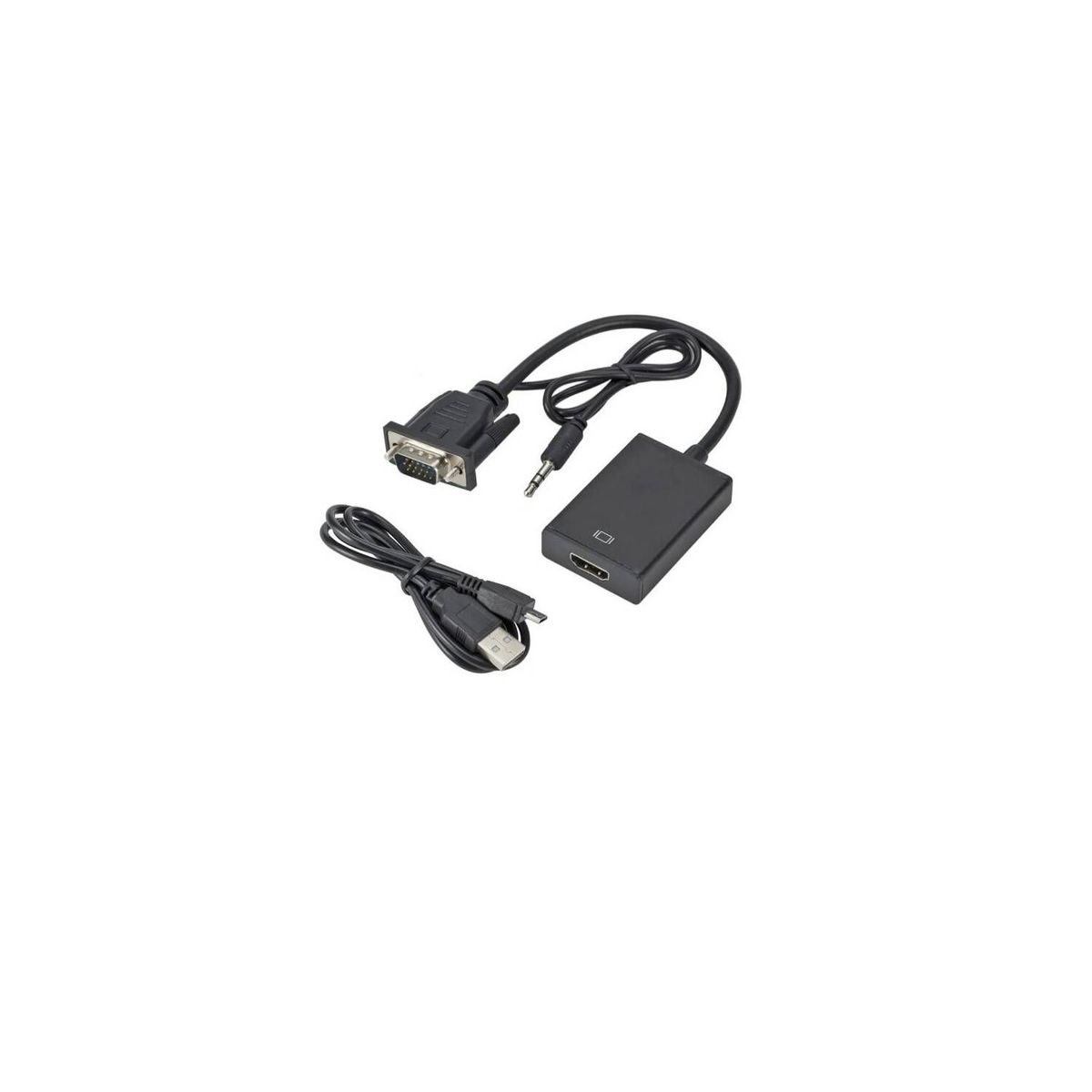 GENERICO - Cable convertidor de vga a hdmi con audio
