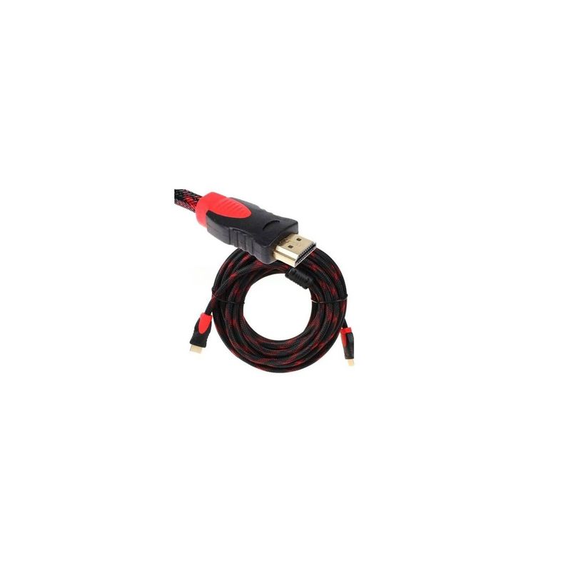 GENERICO - Cable hdmi 5 mts enmallado doble filtro