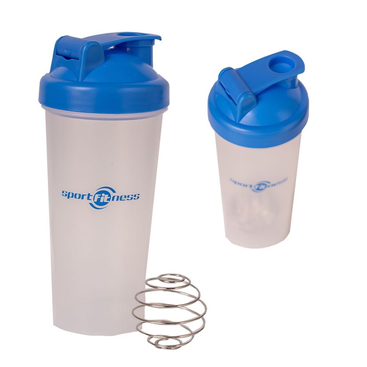 SPORT FITNESS - TERMO CMEZCLADOR PARA PROTEINA 600ML-SPORTFITNESS AZUL