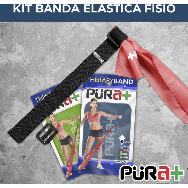 PURA - Kit bandas elásticas con anclaje 3 resistencias