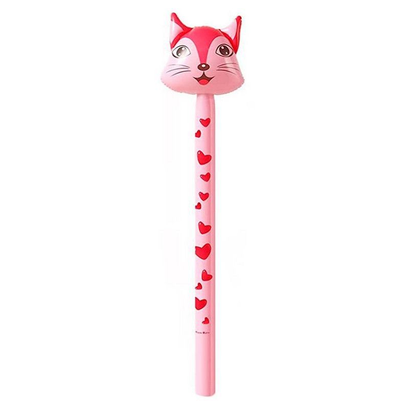 DAYOSHOP - Animales Inflables Bastones Palos Niños Juguete Zorrito