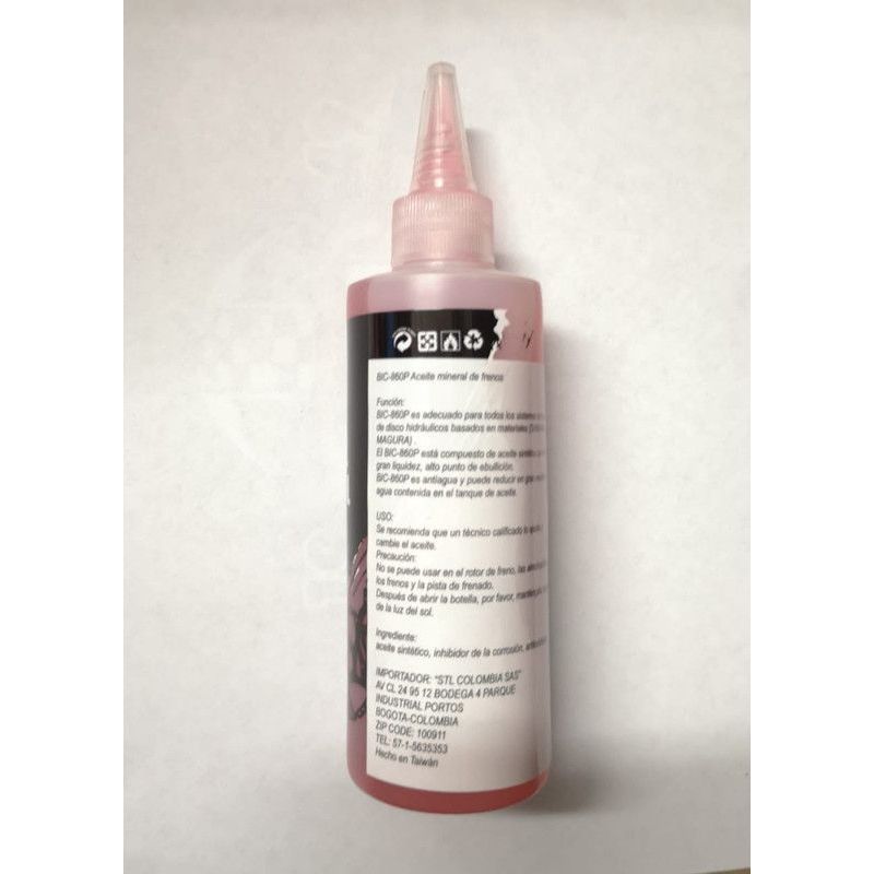 GENERICO - Aceite mineral Freno hidráhulicos 120ML BIC-860 CHEPARK