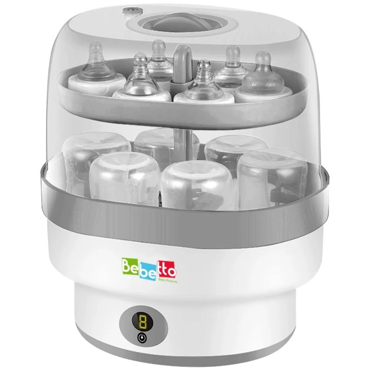 BEBETTO - Esterilizador de teteros a vapor bebetto ref ls-be838a