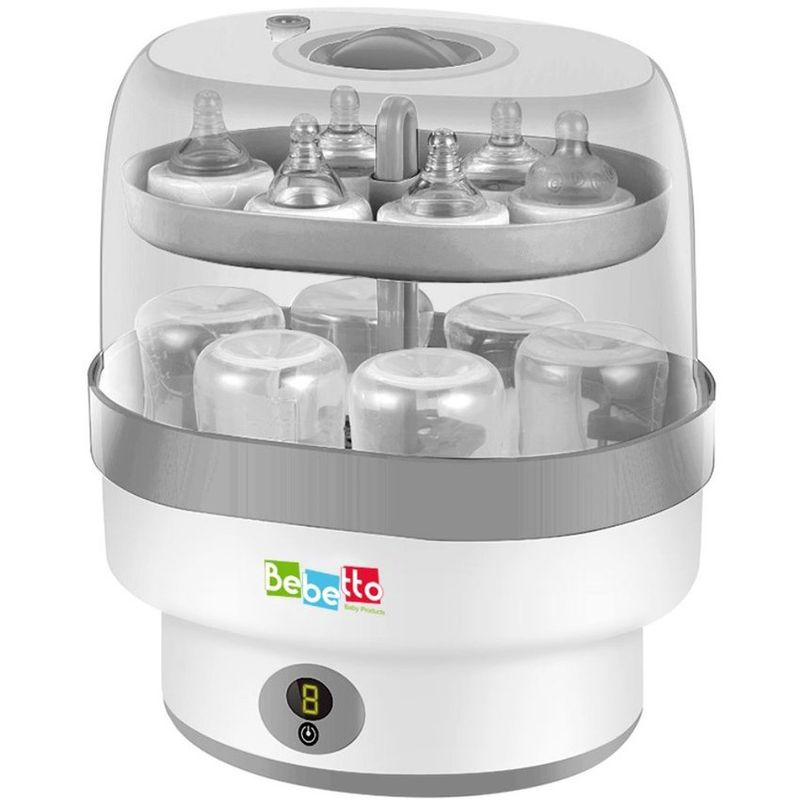 BEBETTO - Esterilizador de teteros a vapor bebetto ref ls-be838a