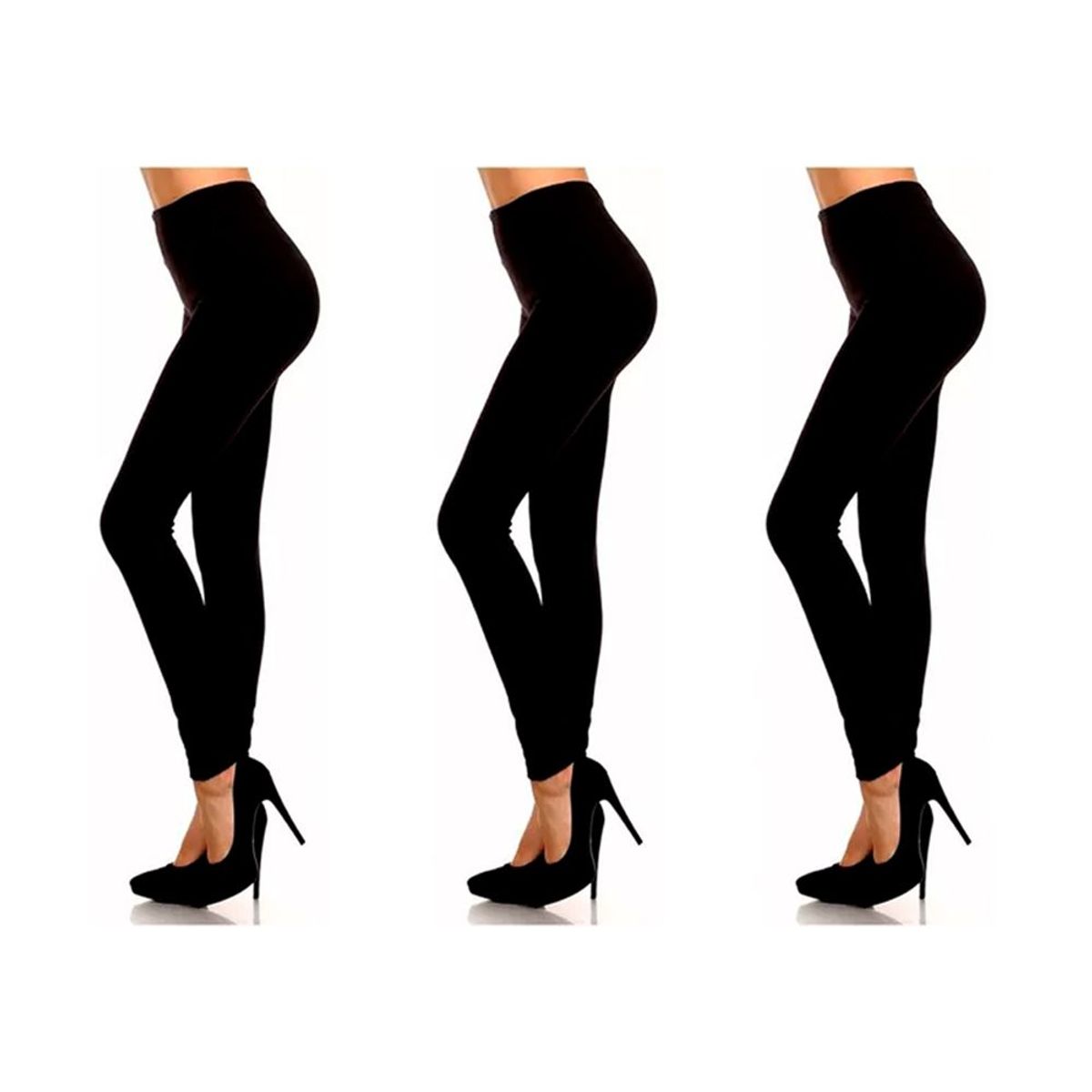 SYK - Leggings pantalon termico combo x 3 negro.
