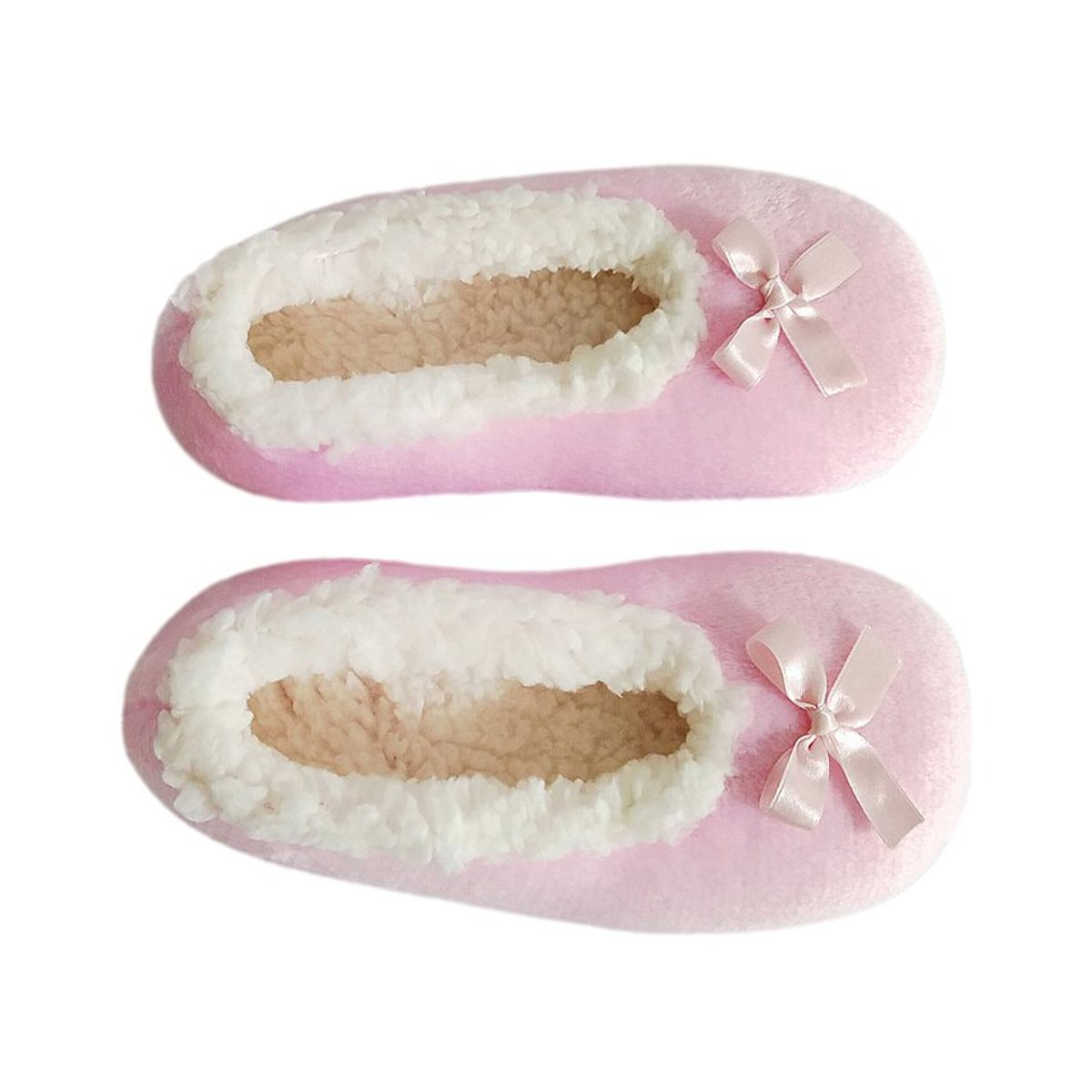 EMAAR HOMEWEAR - Pantuflas babuchas dama tipo baleta rosa.