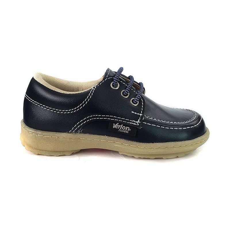 VERLON - Zapato Colegial Diana Gold Azul Verlon 2456-3