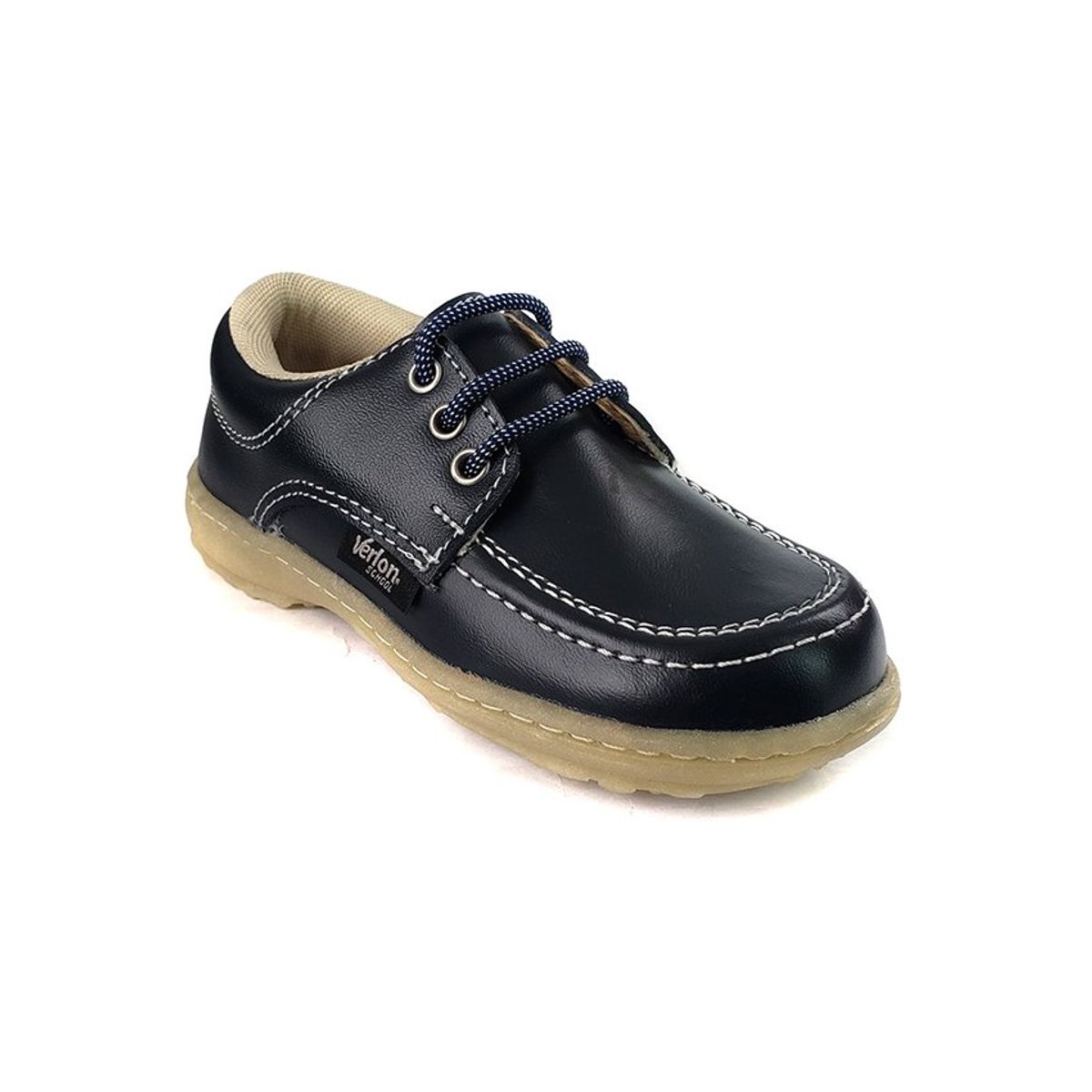 VERLON - Zapato Colegial Diana Gold Azul Verlon 2456-3