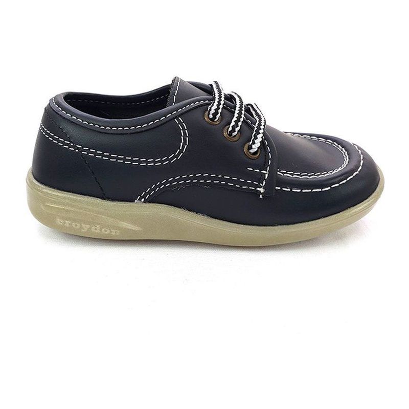 CROYDON - Zapato Colegial Bachiller Unisex Negro Croydon 2603-2_.