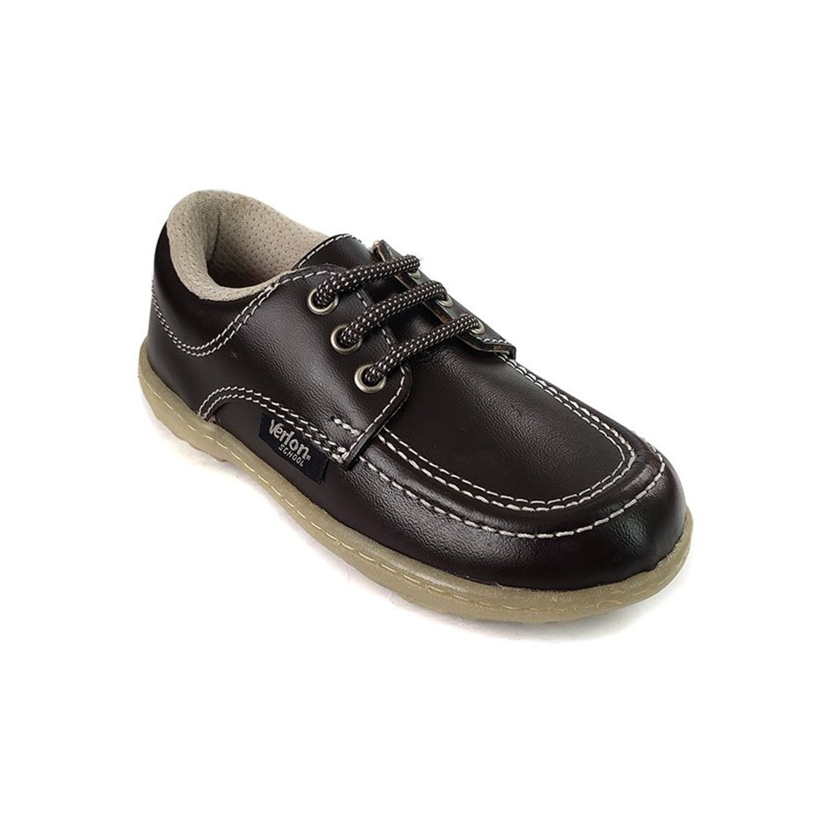 VERLON - Zapato Colegial Diana Gold Café Verlon 2456-11