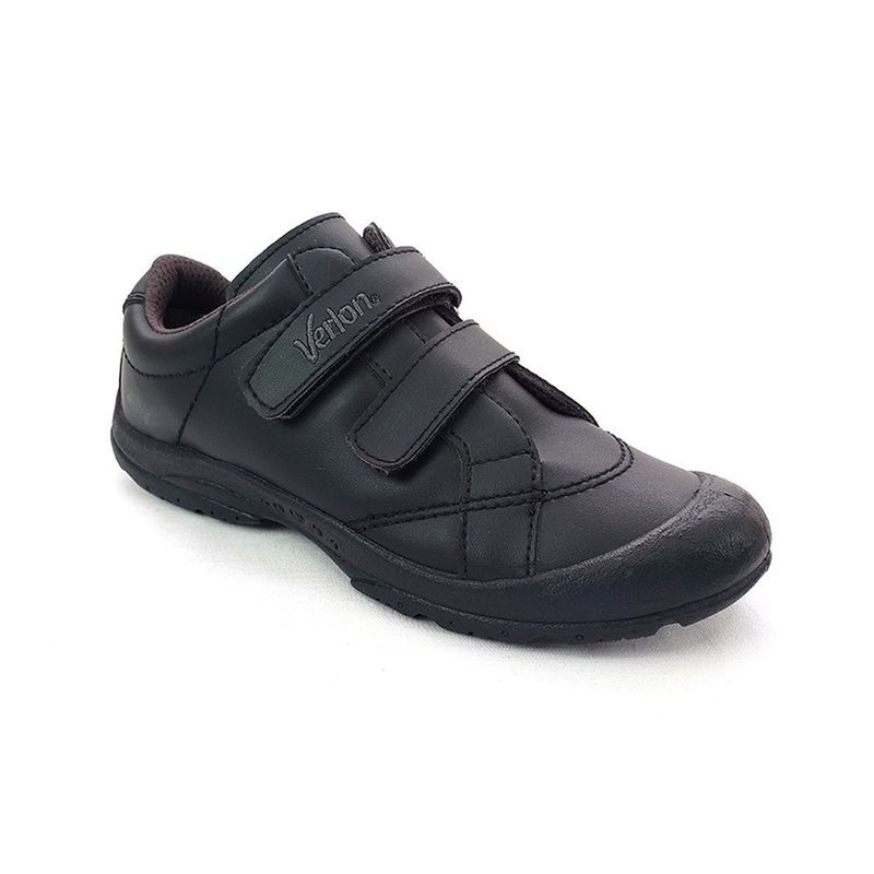 VERLON - Tenis Colegial Escolar Juanito Unisex Negro Verlon 168-2