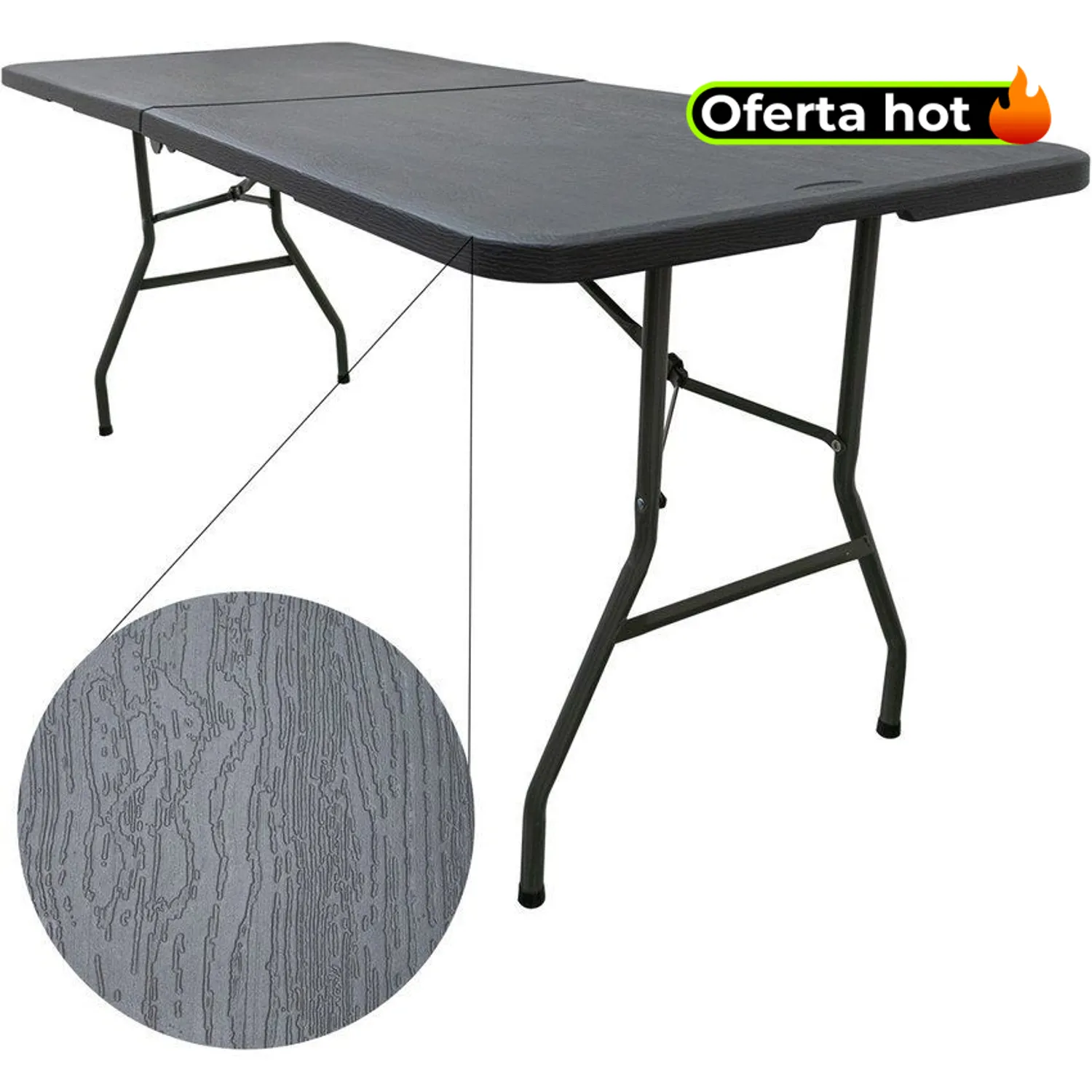 Mesa Plegable Portátil 180 cm $169.900 CMR