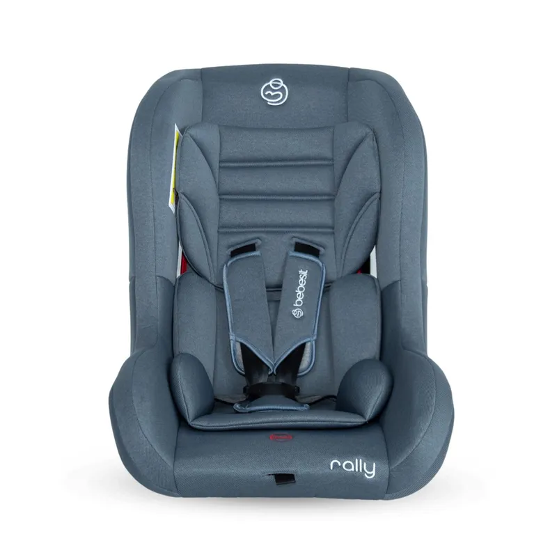 BEBESIT - Sillas para carro Bebé Rally Gris y Negra Bebesit Grupo 0-1