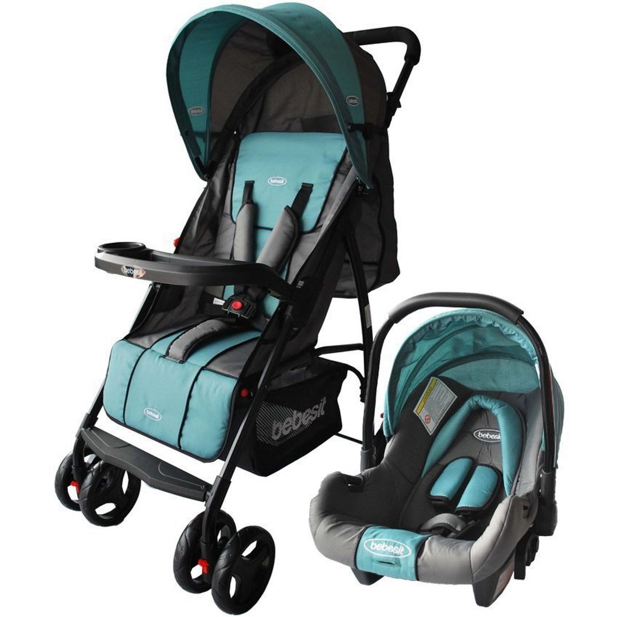 BEBESIT - Coche Bebé Travel System Summer Verde Bebesit