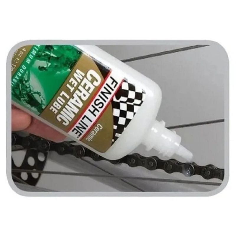 FINISH LINE - Lubricante Cadena Cerámico Húmedo Finish Line 120ml Bicicleta