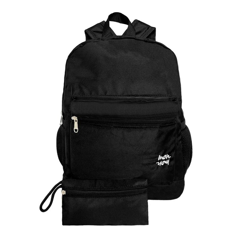 KARLA CHACON - Morral Casual Mediano Unisex Karla Chacon Gaia Negro