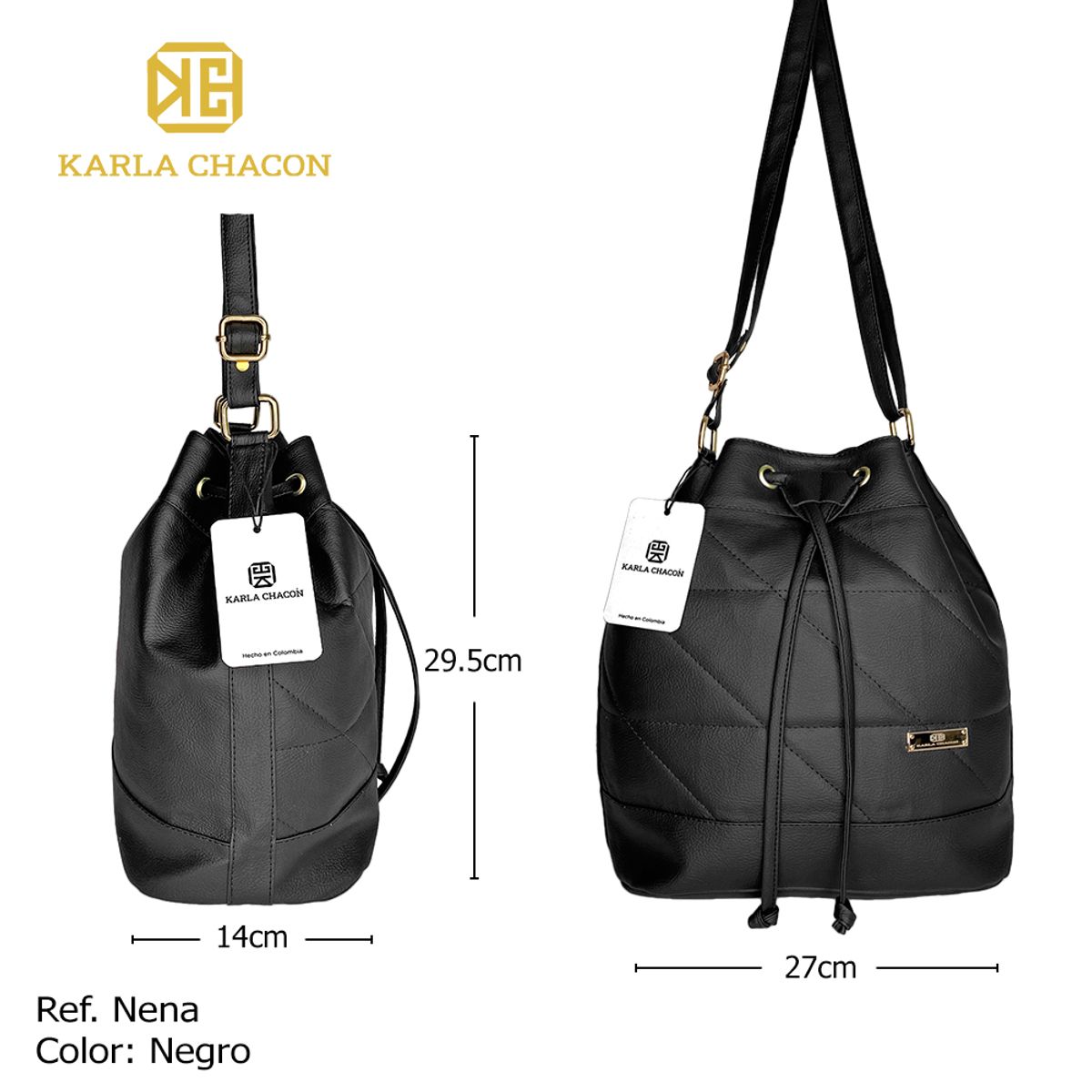KARLA CHACON - Bolso Manos libres De Dama Mujer Karla Chacon  Nena-