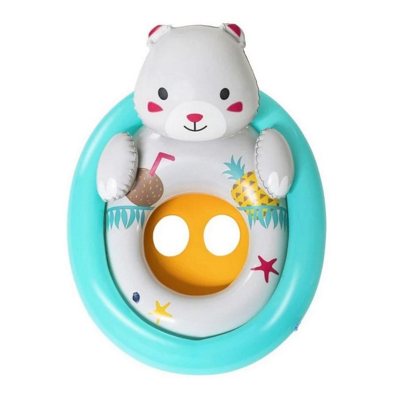 BESTWAY - Inflable Asiento Animal Oso Bestway 34058 Flotador Bebe