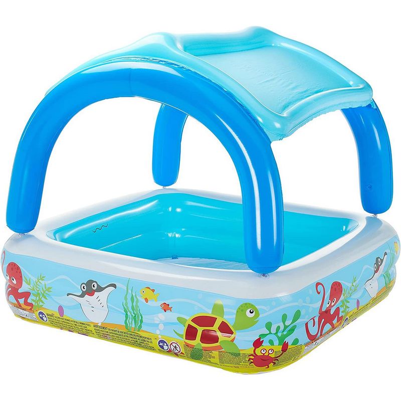 BESTWAY - Piscina Inflable Cuadrada Bestway 52192 265l Multicolor