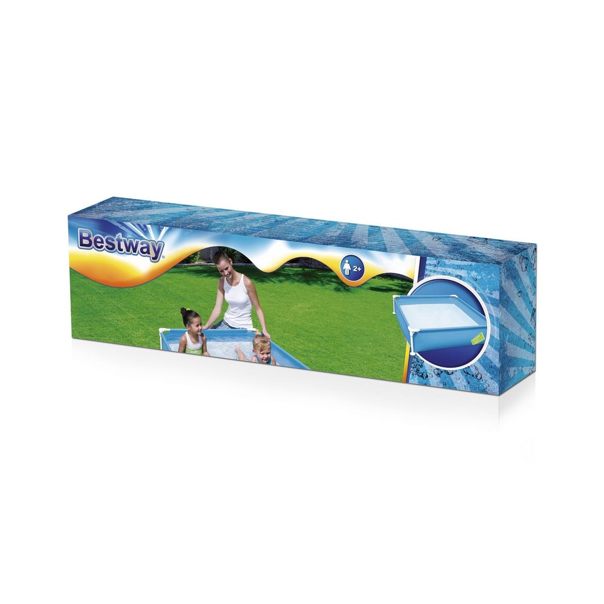 BESTWAY - Piscina Alberca Estructural Cuadrada Bestway 56217 365 L