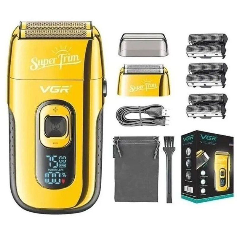VGR - Máquina De Afeitar Rasuradora Shaver Super Trim VGR 332
