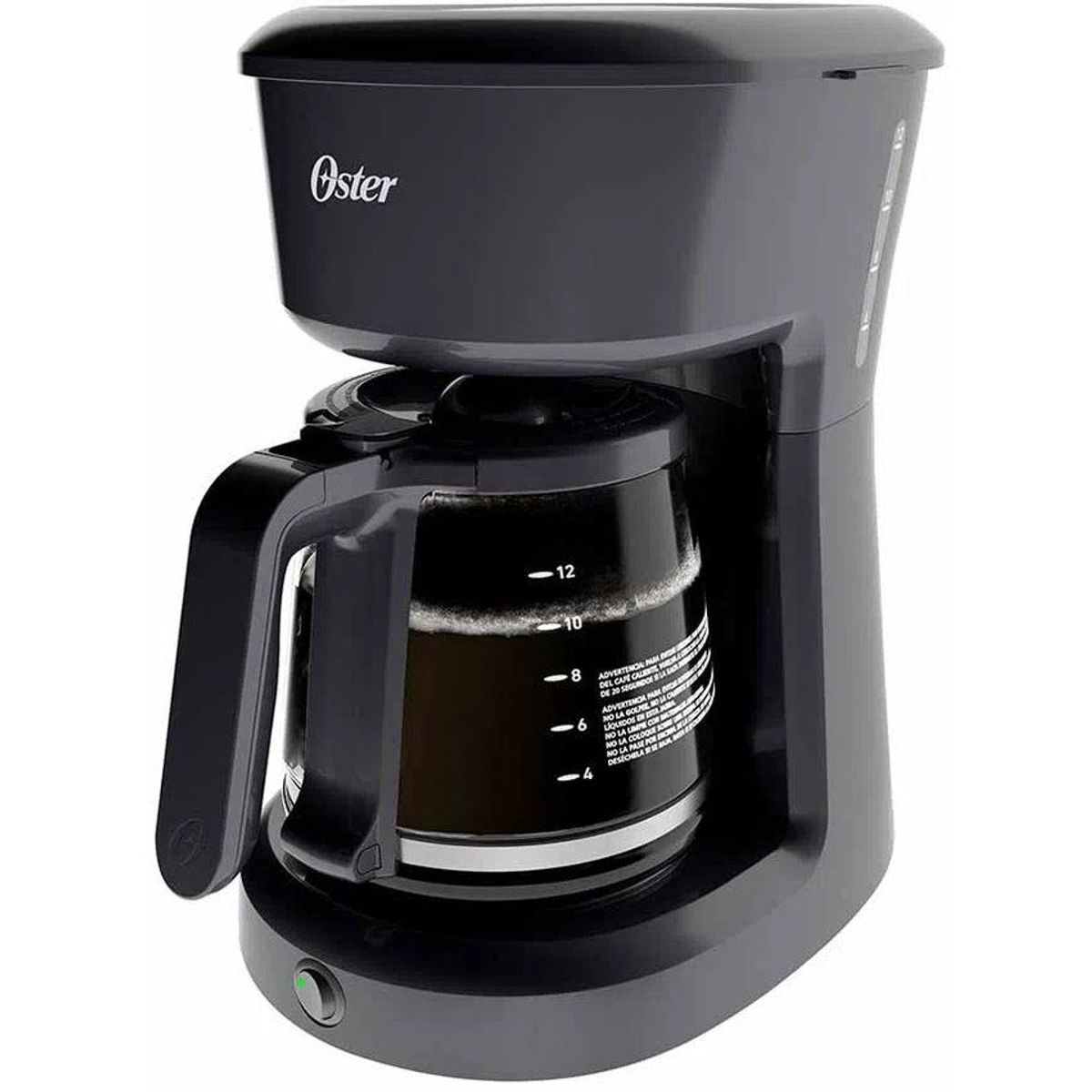 OSTER - Cafetera 12 Tazas Oster Negra