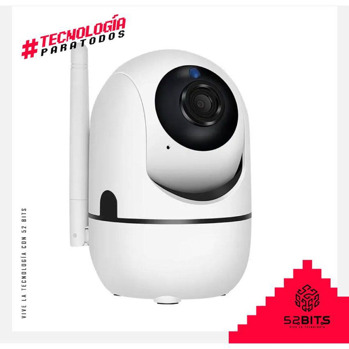 ONE PIXEL - Cámara Robótica IP WiFi HD 1080p Con Alarma