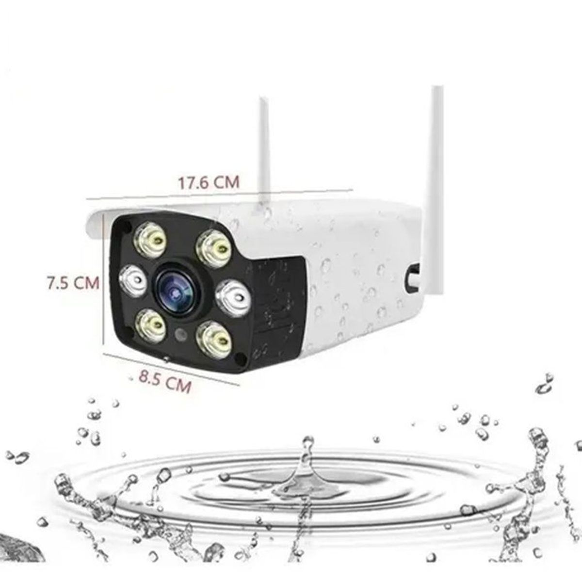 ONE PIXEL - Camara Exterior Con Vision Nocturna HD