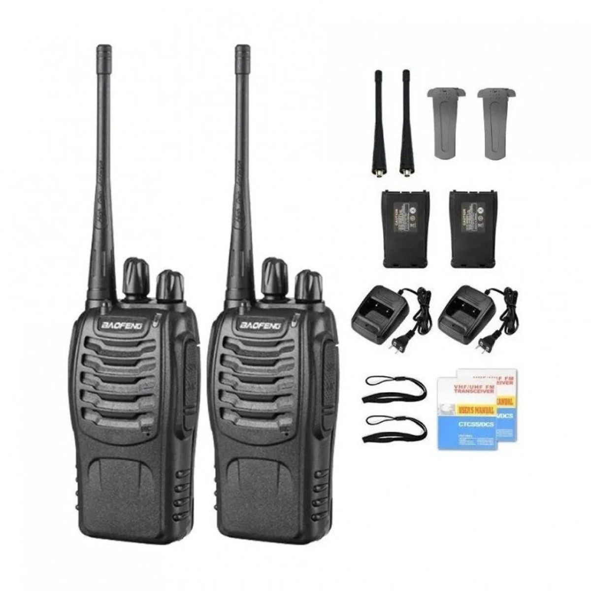 BAOFENG - Radio Intercomunicador Walkie Takie Boafeng Bf-888s Kit X 2