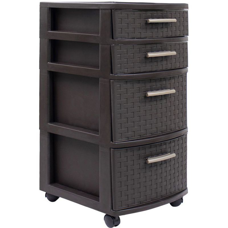 PLASTICOS MQ - Gavetero Modular Infinity 4 Niveles Marca Mq