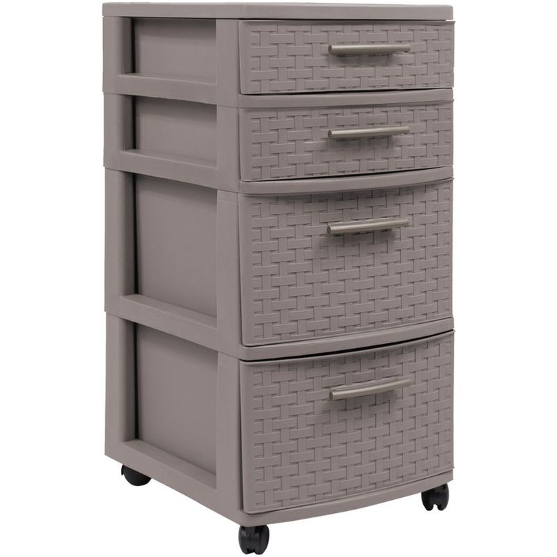 PLASTICOS MQ - Gavetero Modular Infinity 4 Niveles Marca Mq