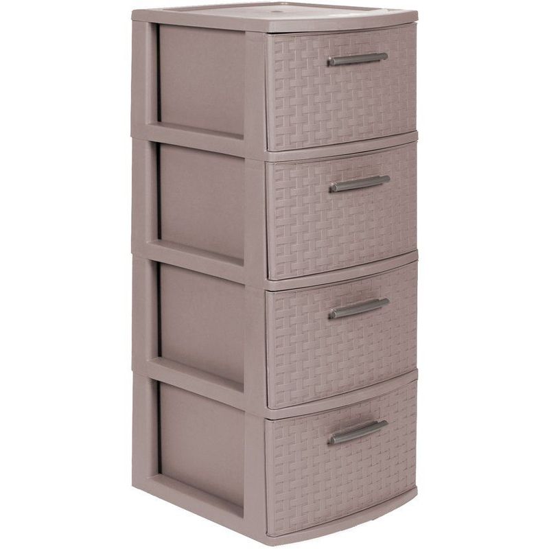 PLASTICOS MQ - Cajonero Organizador  4 Niveles Mueble Mq