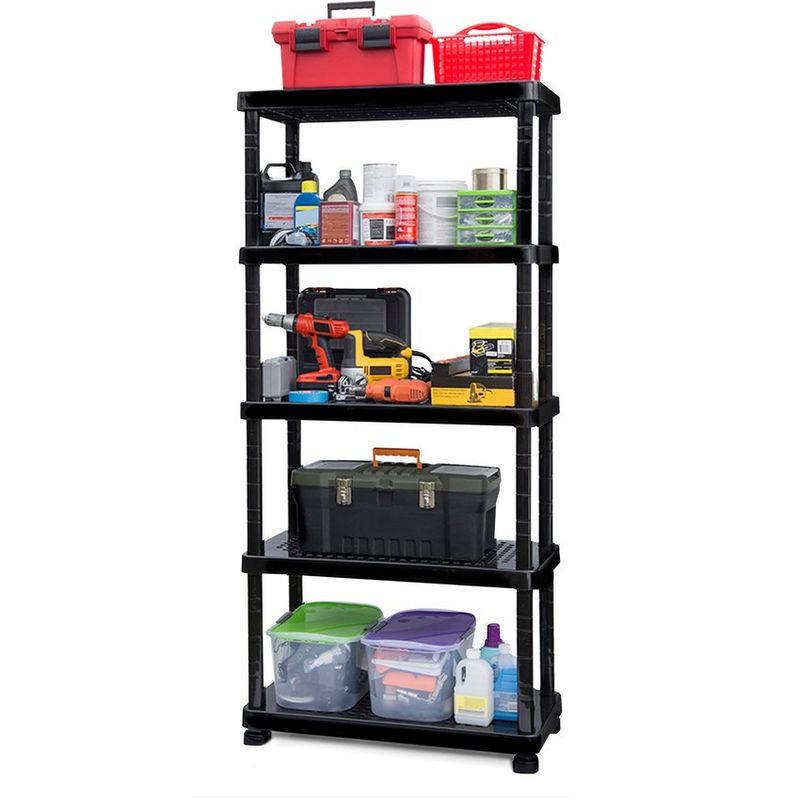 PLASTICOS MQ - Estanteria Modular Superforte 5 Niveles Marca Mq
