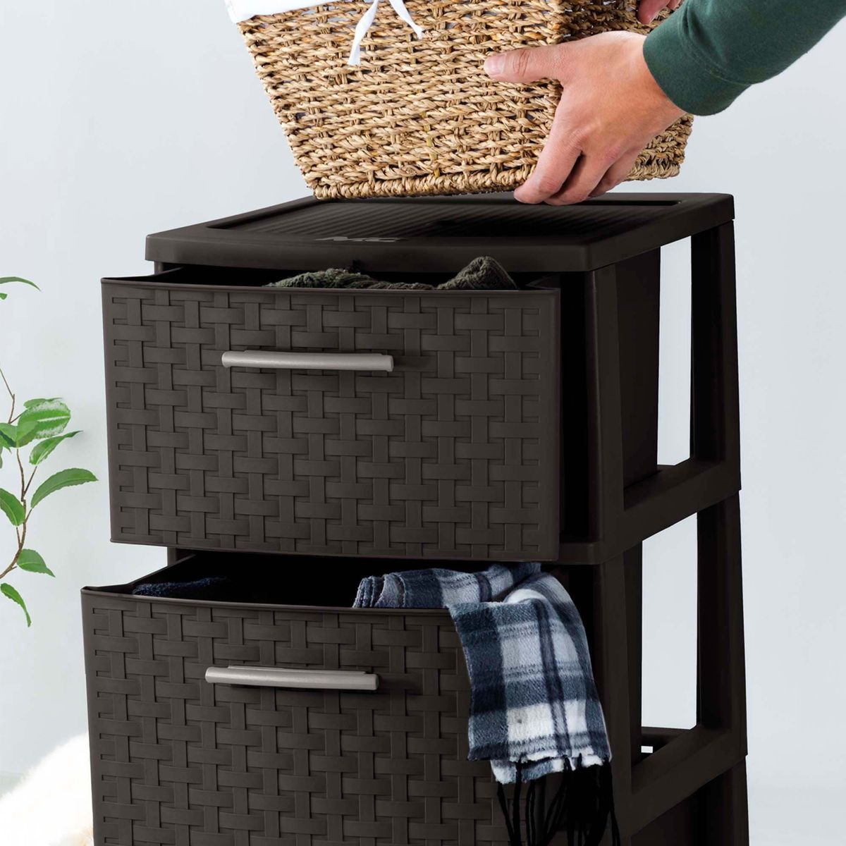 PLASTICOS MQ - Cajonero Organizador 4 Niveles Mueble Mq