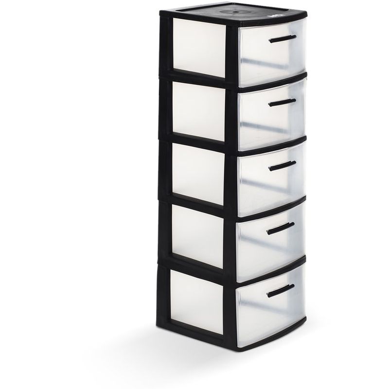PLASTICOS MQ - Cajonero Organizador 5 Niveles Mueble Mq