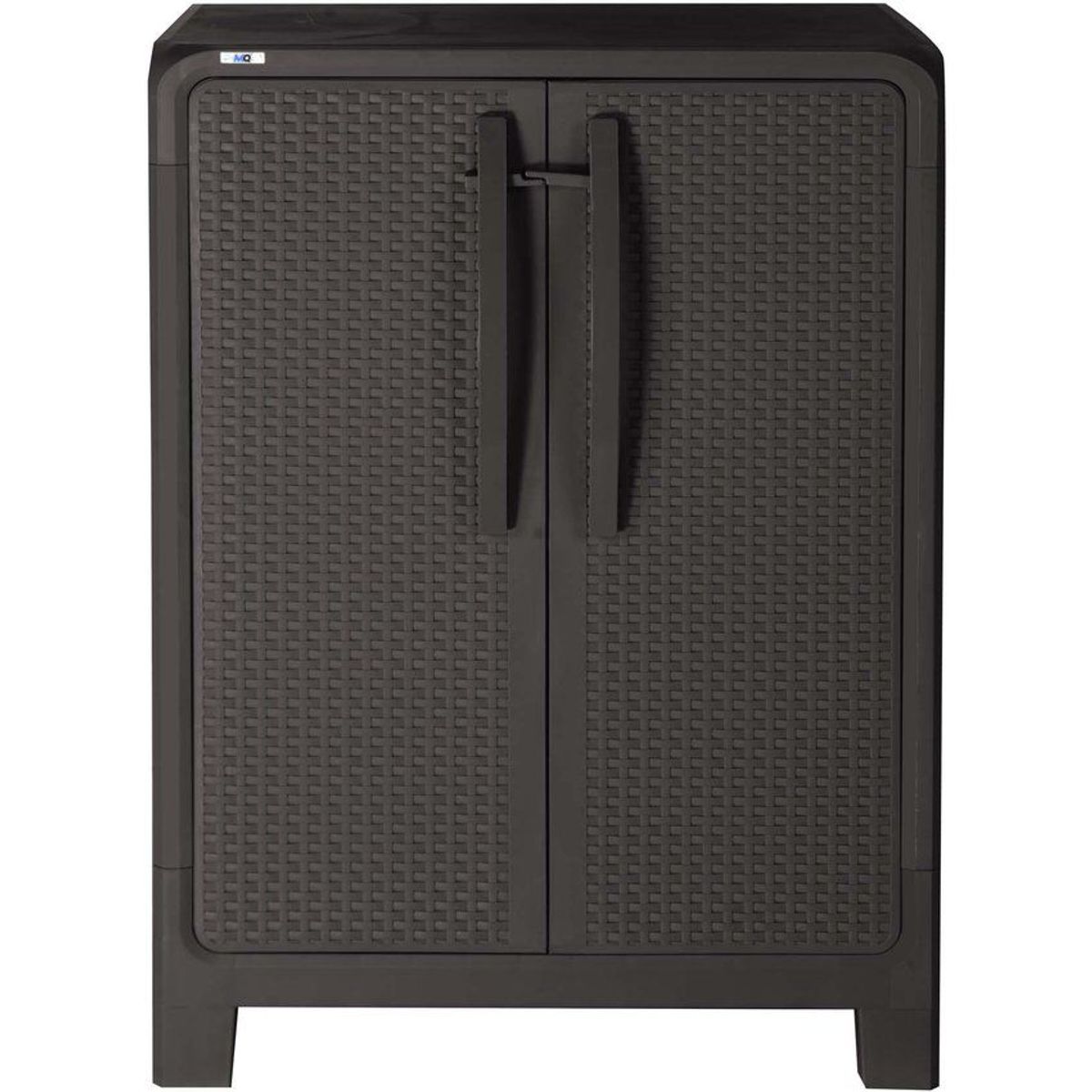 PLASTICOS MQ - Armario Plástico Mediano Multiusos Tipo Rattan Marca Mq