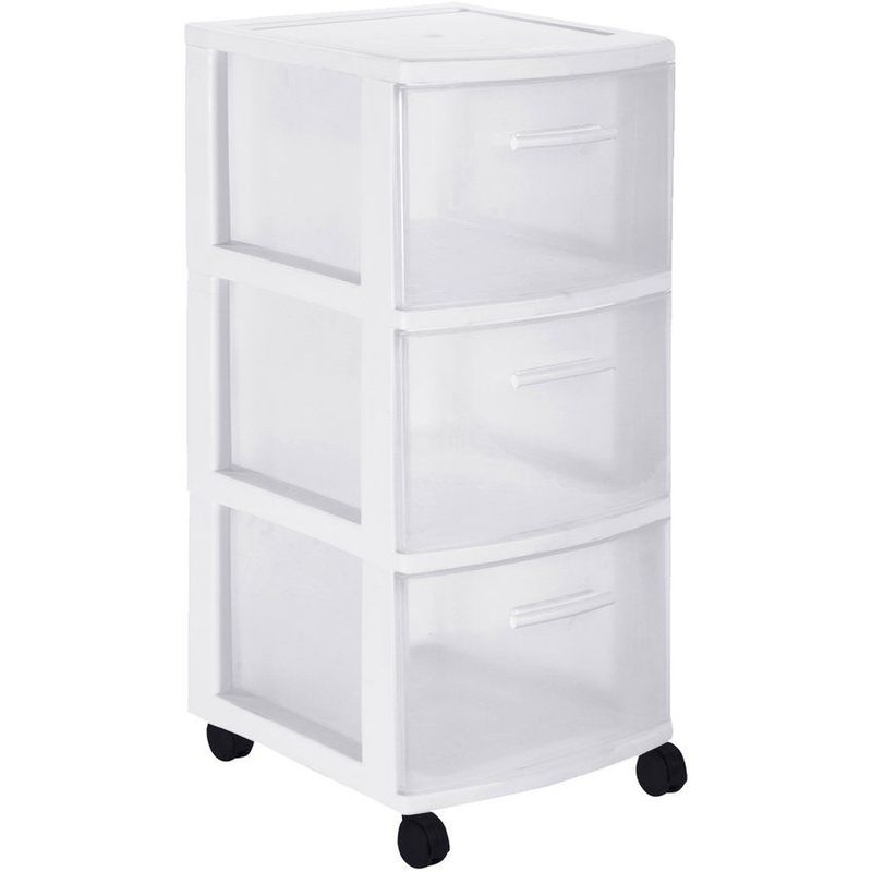 PLASTICOS MQ - Cajonero Organizador 3 Niveles Mueble Mq