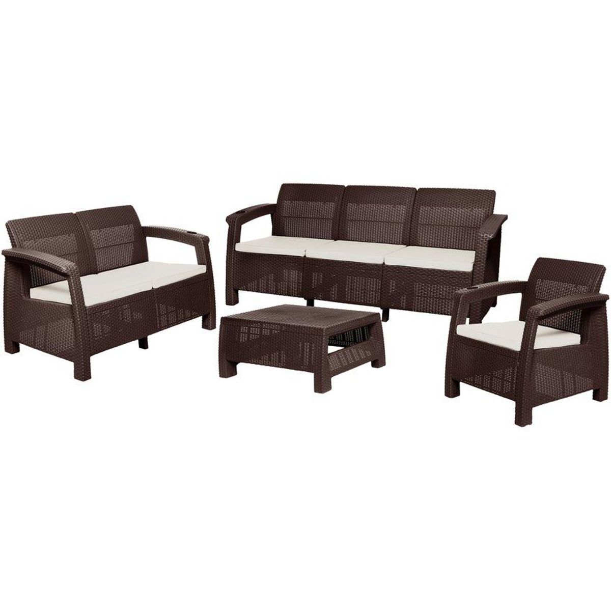 PLASTICOS MQ - Juego De Sala Ferrara Premium Para Exterior Mq