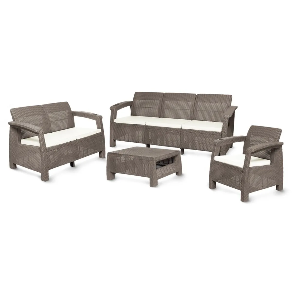 PLASTICOS MQ - Juego De Sala Ferrara Premium Para Exterior Mq