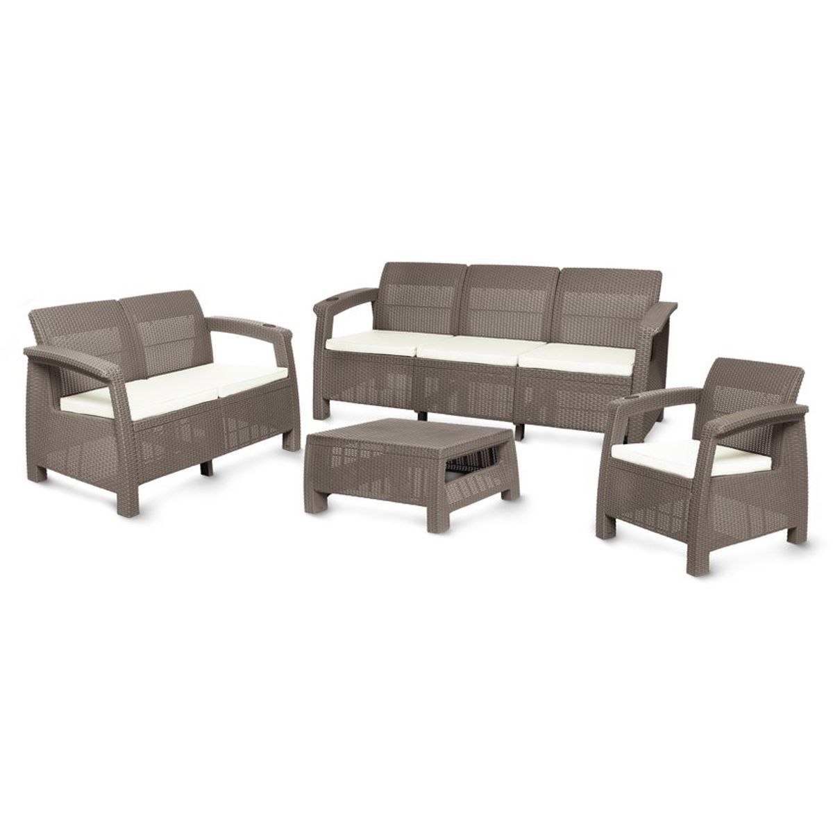 PLASTICOS MQ - Juego De Sala Ferrara Premium Para Exterior Mq