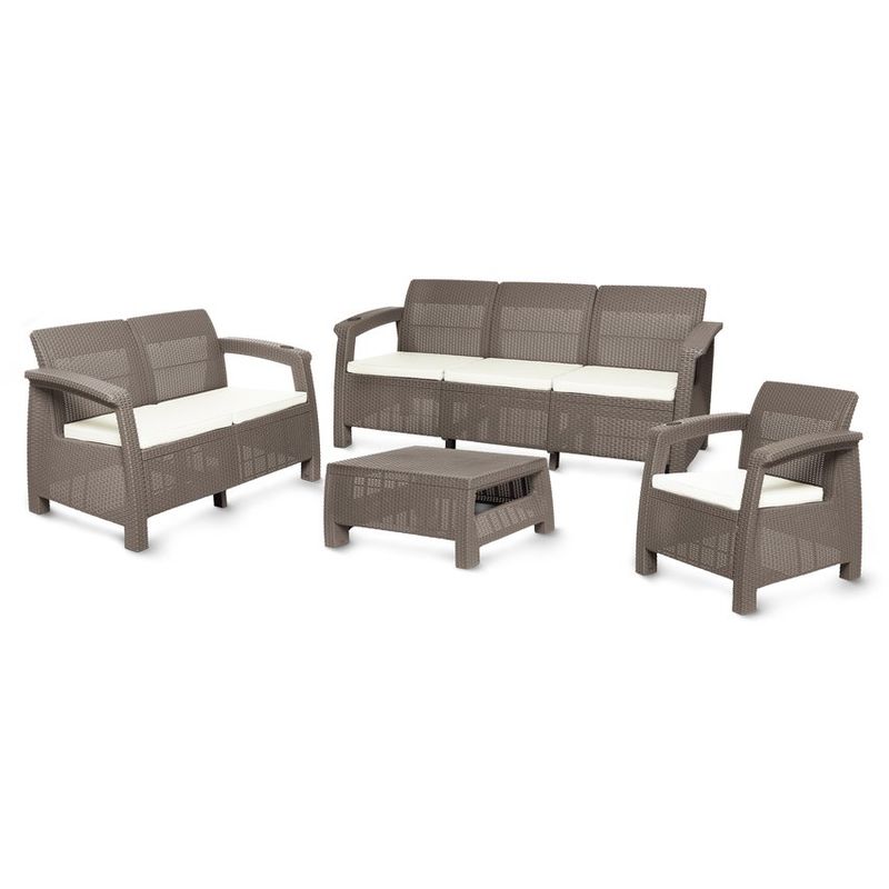 PLASTICOS MQ - Juego De Sala Ferrara Premium Para Exterior Mq