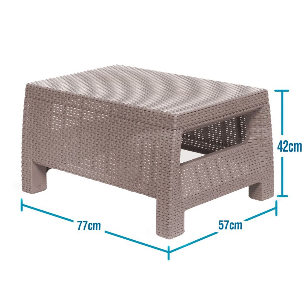 PLASTICOS MQ - Juego De Sala Ferrara Premium Para Exterior Mq