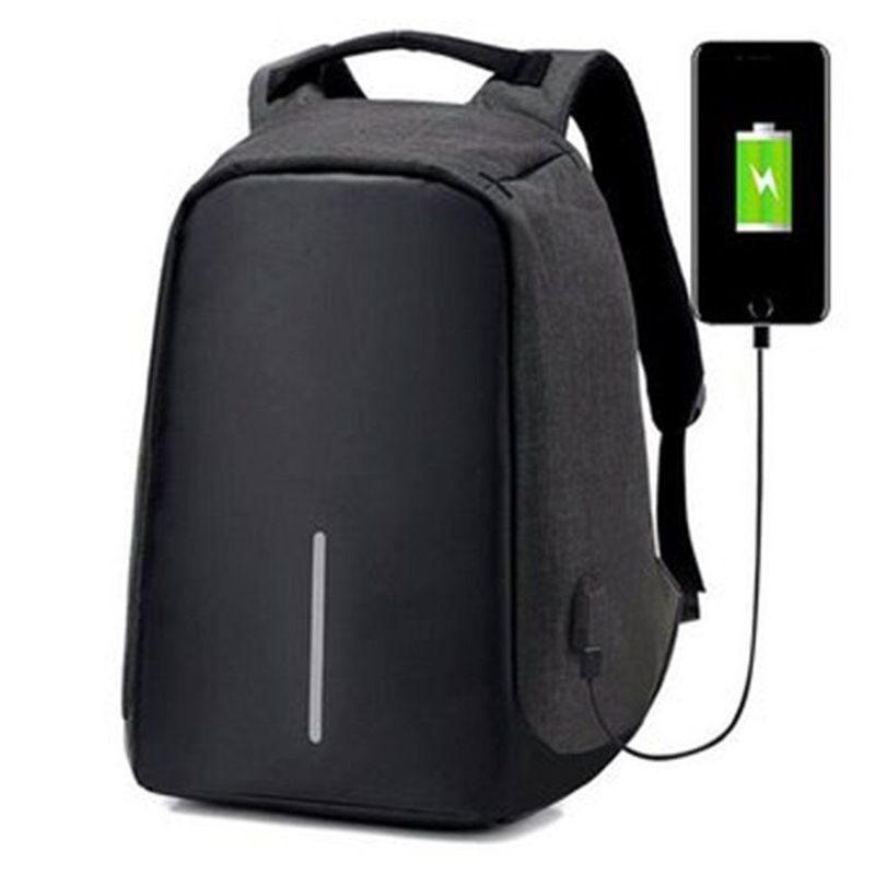 ONE PIXEL - Maleta Antirrobo Impermeable Con Cable USB Negra ONE PIXEL