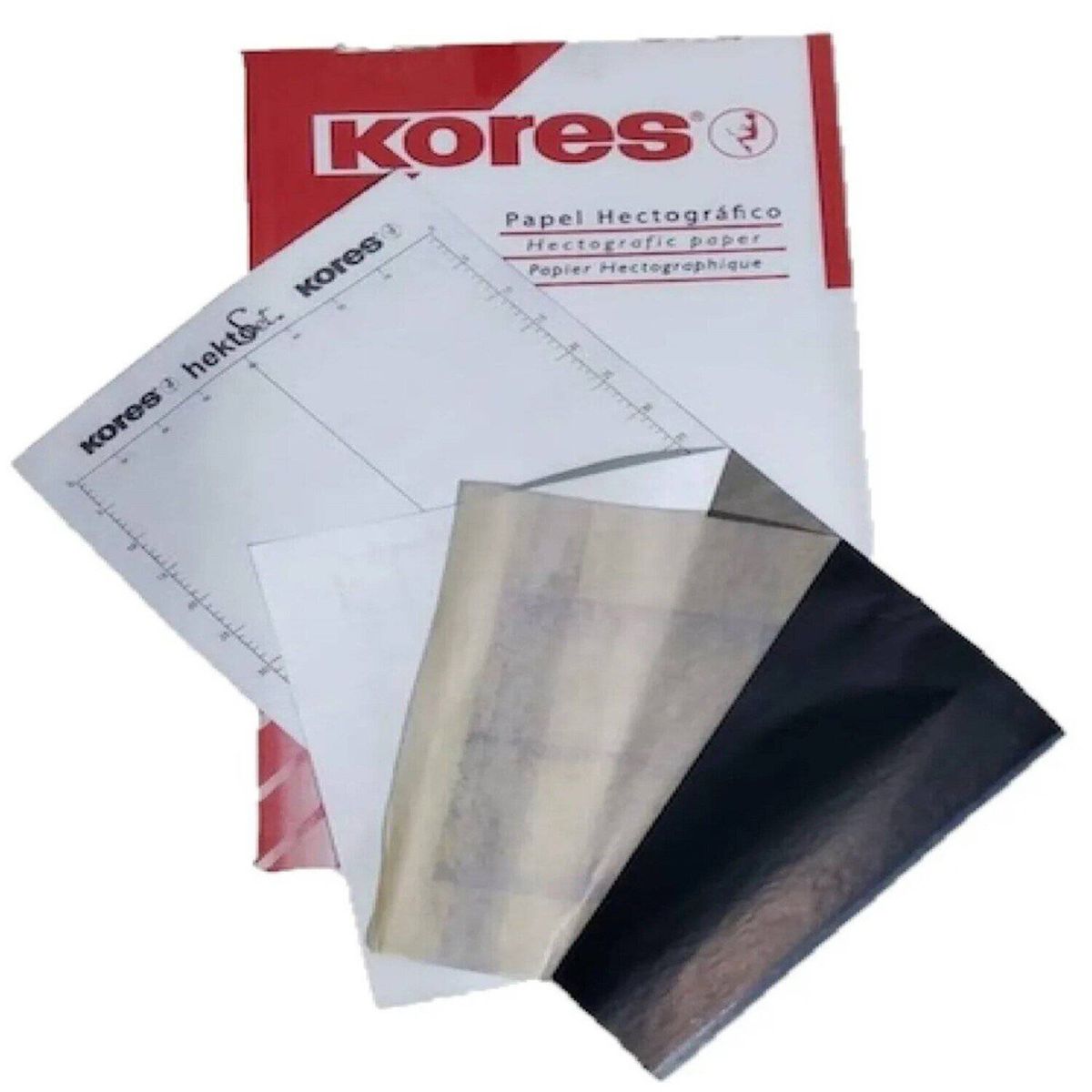 KORES - Papel Hectografico Kores Oficio Para Tatuaje X 10