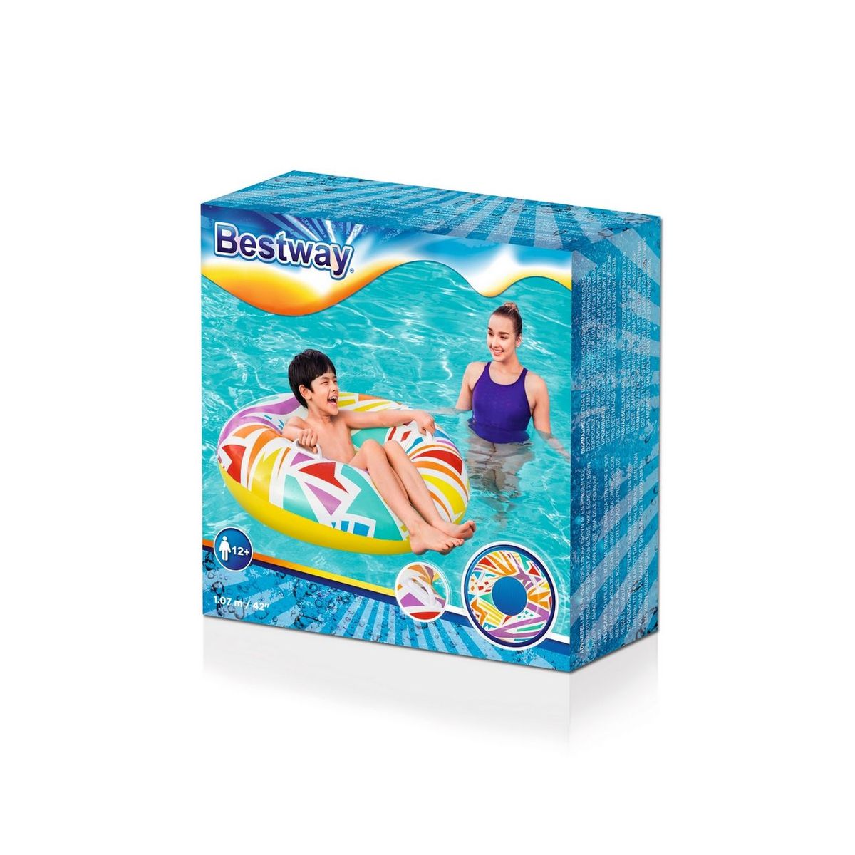 BESTWAY - Flotador Piscina Aro Bestway Figuras Multicolor Unisex 36228