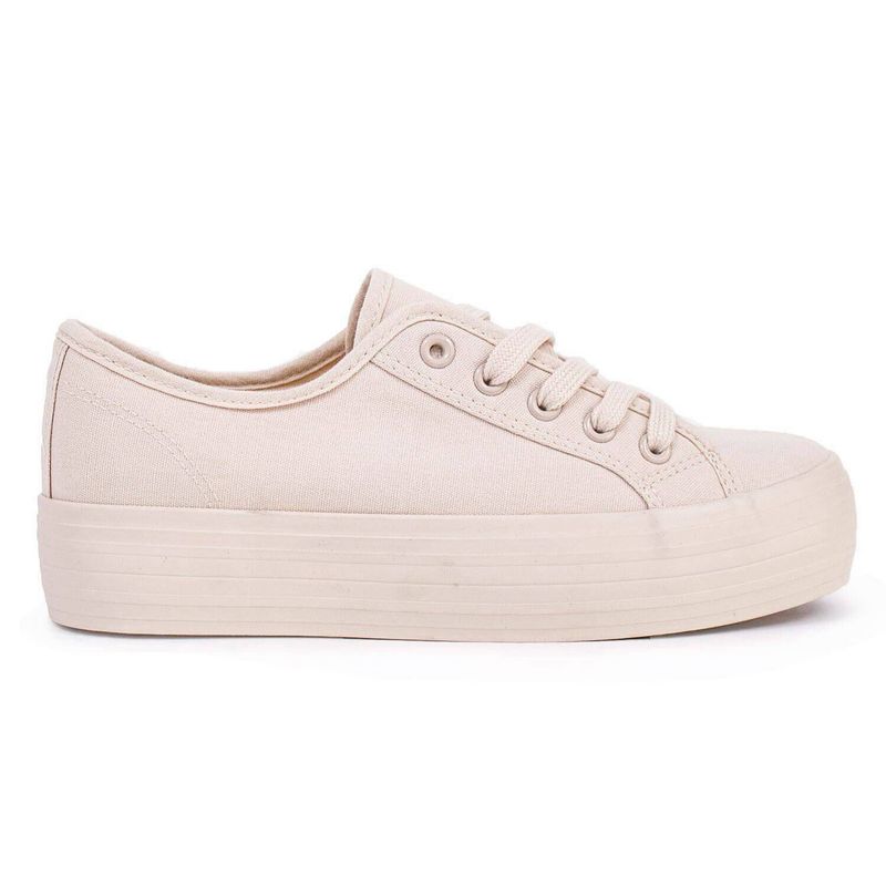 SANTORINI - Tenis mujer santorini tacón 2.5 bany textl