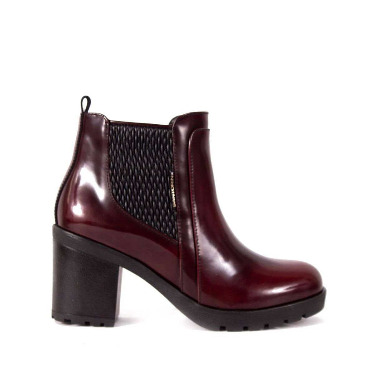 SANTORINI - Botines mujer santorini tacón 7.5 brina cuero